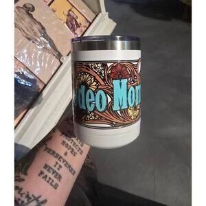 NEW POLAR CAMEL rodeo mom mug in white